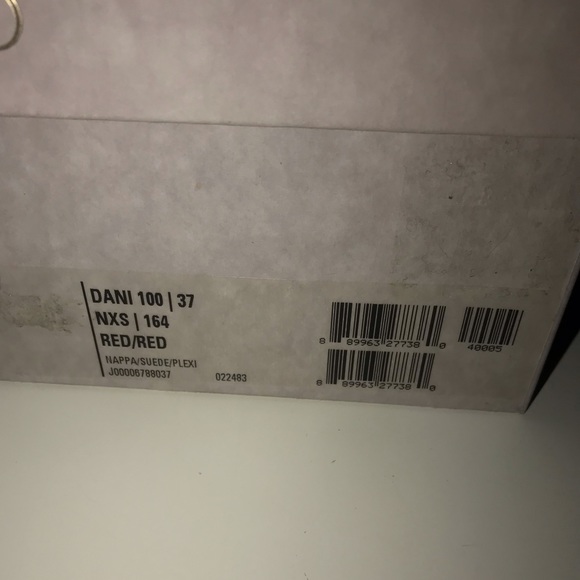 Red strappy jimmy choo heels - Picture 8 of 8